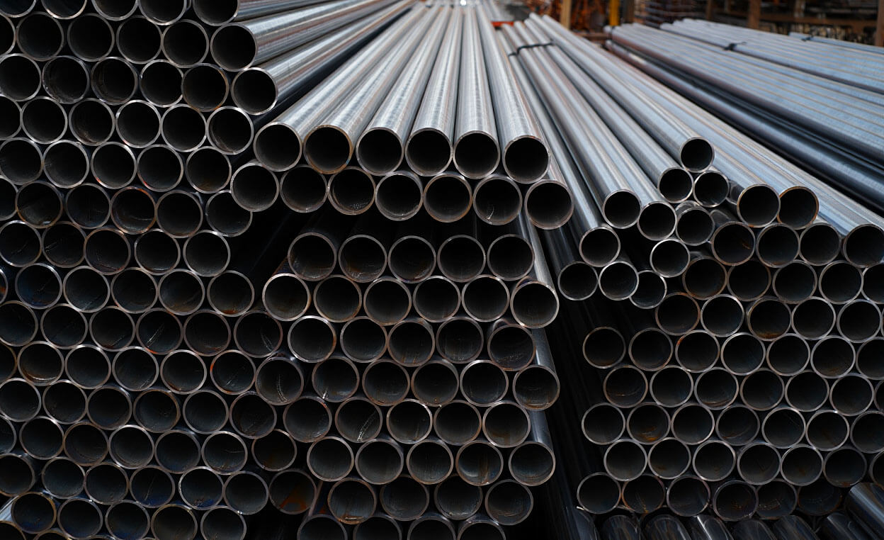 Металлические трубы круглого сечения