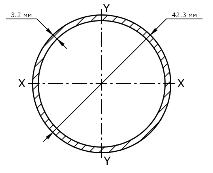 Труба ВГП 32х3.2 мм схема, чертеж, размеры