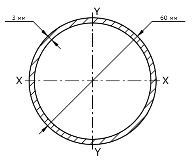 Труба ВГП 50х3 мм схема, чертеж, размеры