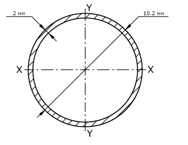 Труба ВГП 6х2 мм схема, чертеж, размеры
