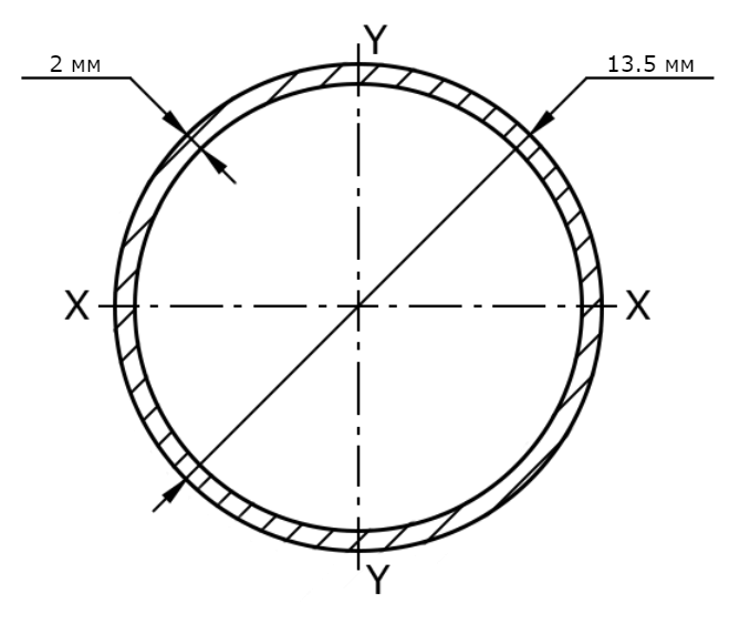 Труба ВГП 8х2 мм схема, чертеж, размеры
