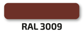 Профнастил цвет RAL3009 оксидный красный
