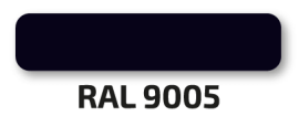 Профнастил цвет RAL9005 черный / черная смородина