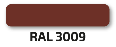 Металлический штакетник – цвет - RAL3009 (оксидный красный)