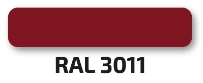 Металлический штакетник – цвет - RAL3011 (коричневый красный)