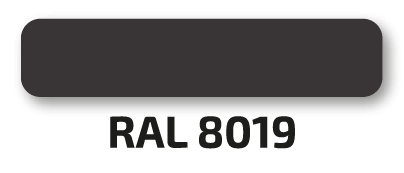 Профнастил / металлопрофиль для забора / кровли – цвет - RAL8019 (серо-коричневый)